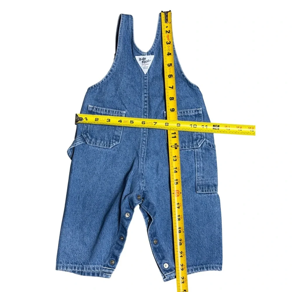 Vintage Baby Bgosh OshKosh Denim Overalls Medium Wash 12 Months 862-0219